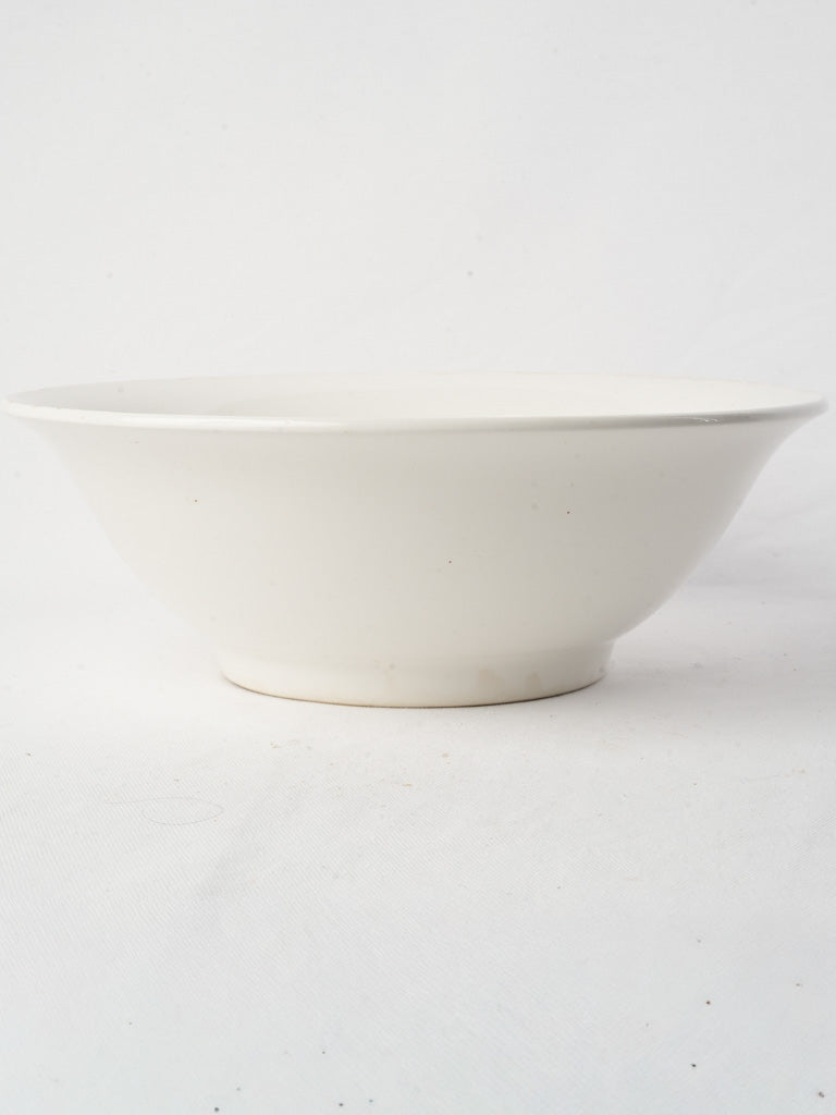 Elegant flared rim serving bowl  