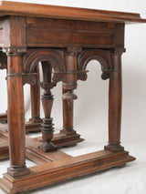 Fine Crafted Antique Gothic Walnut Table