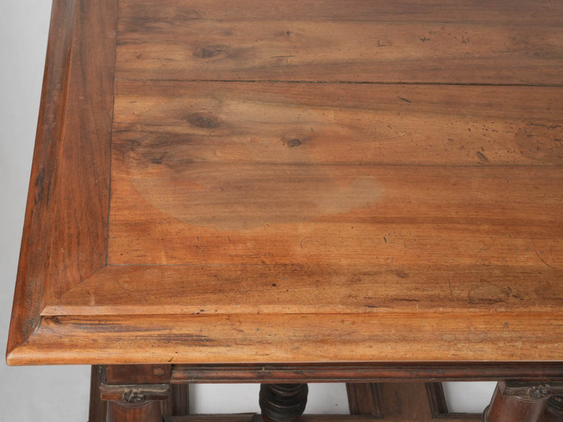 Aged Gothic French Walnut Table