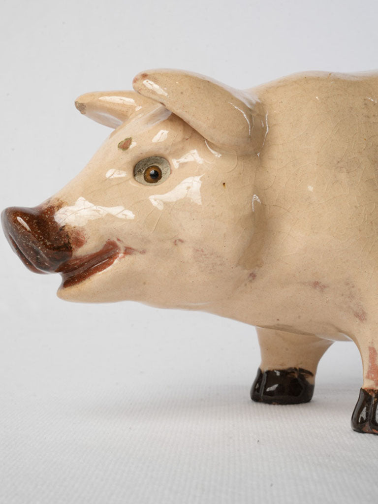 Early 20th-century pig sculpture