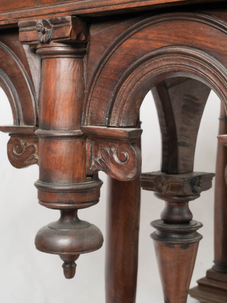 17th-century Gothic walnut table from Burgundy – Chez Pluie