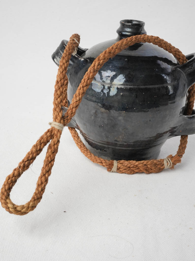 Unmarked globular French canteen  