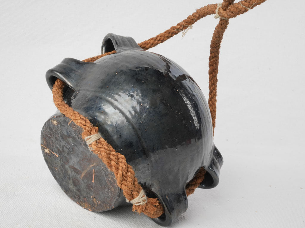 Handcrafted rustic French flask  