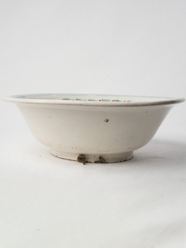 Craquelure finish pottery accent piece  