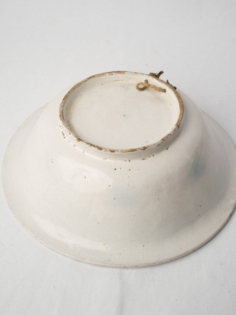 Unique weathered tin-glazed art 