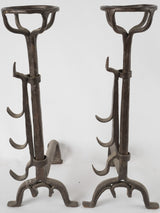 Rustic Louis XIV fireplace accessories