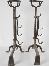 Classic decorative French andirons