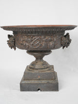 Elegant 19th Century Cast Iron Urn