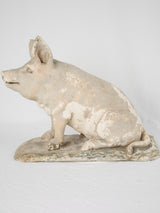 Decorative French pig with lovely patina