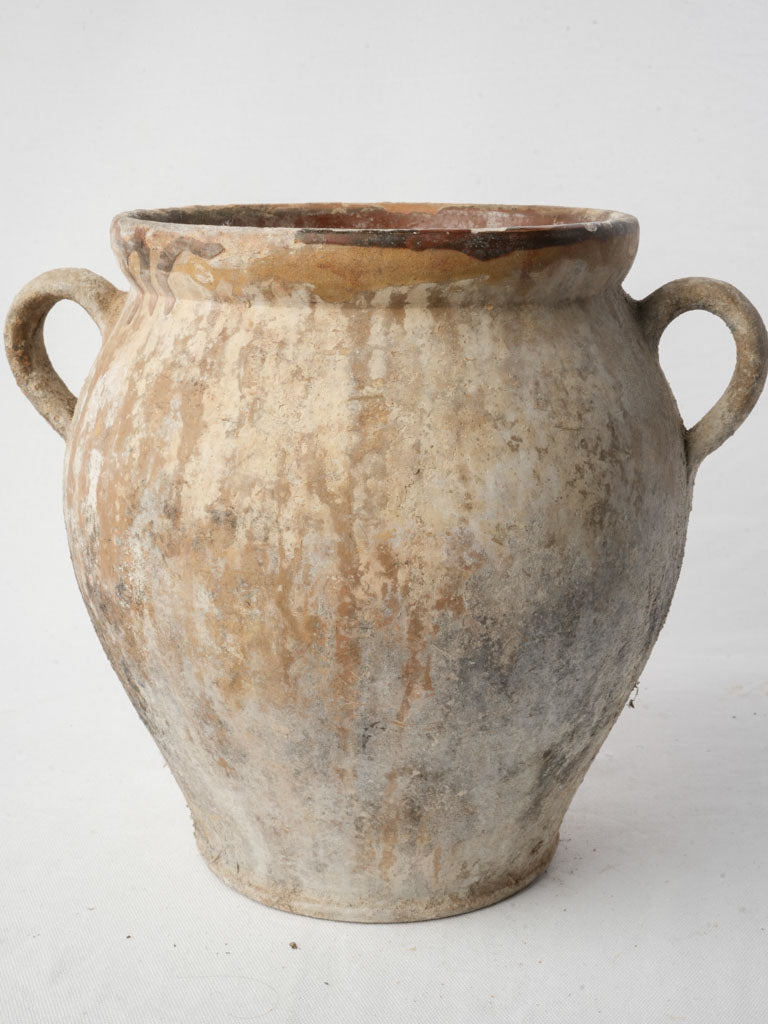 Chalky patina earthenware kitchen accent