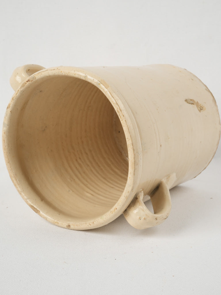 Vintage Italian terracotta anchovy pot