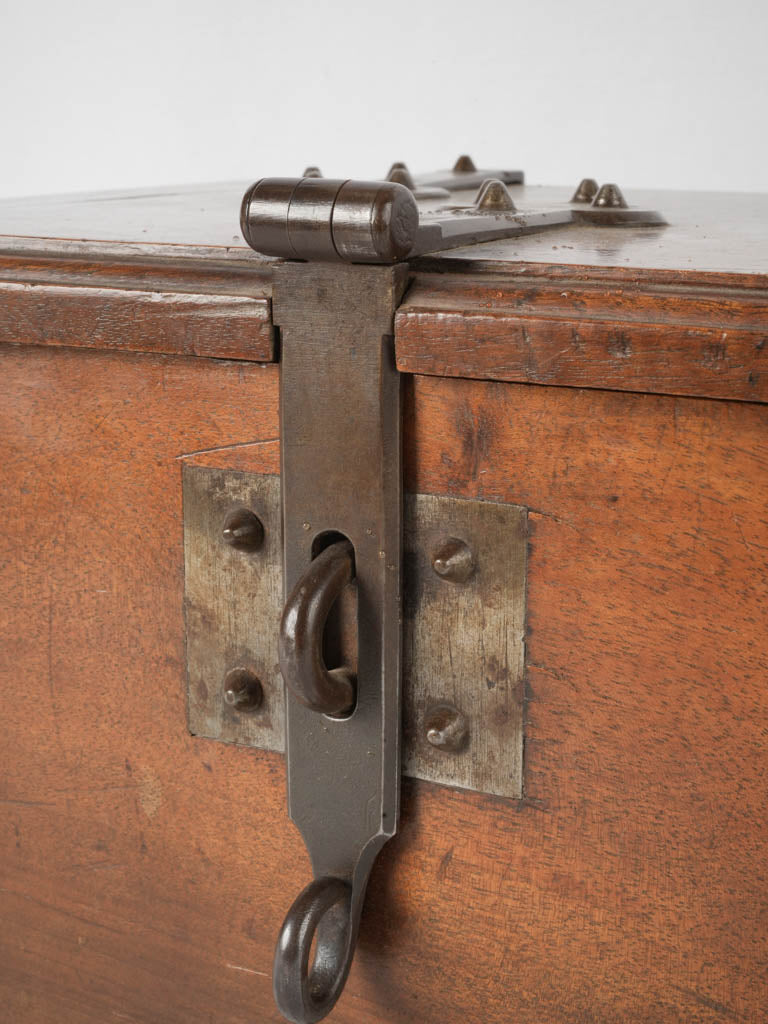 Time-worn French military storage safe