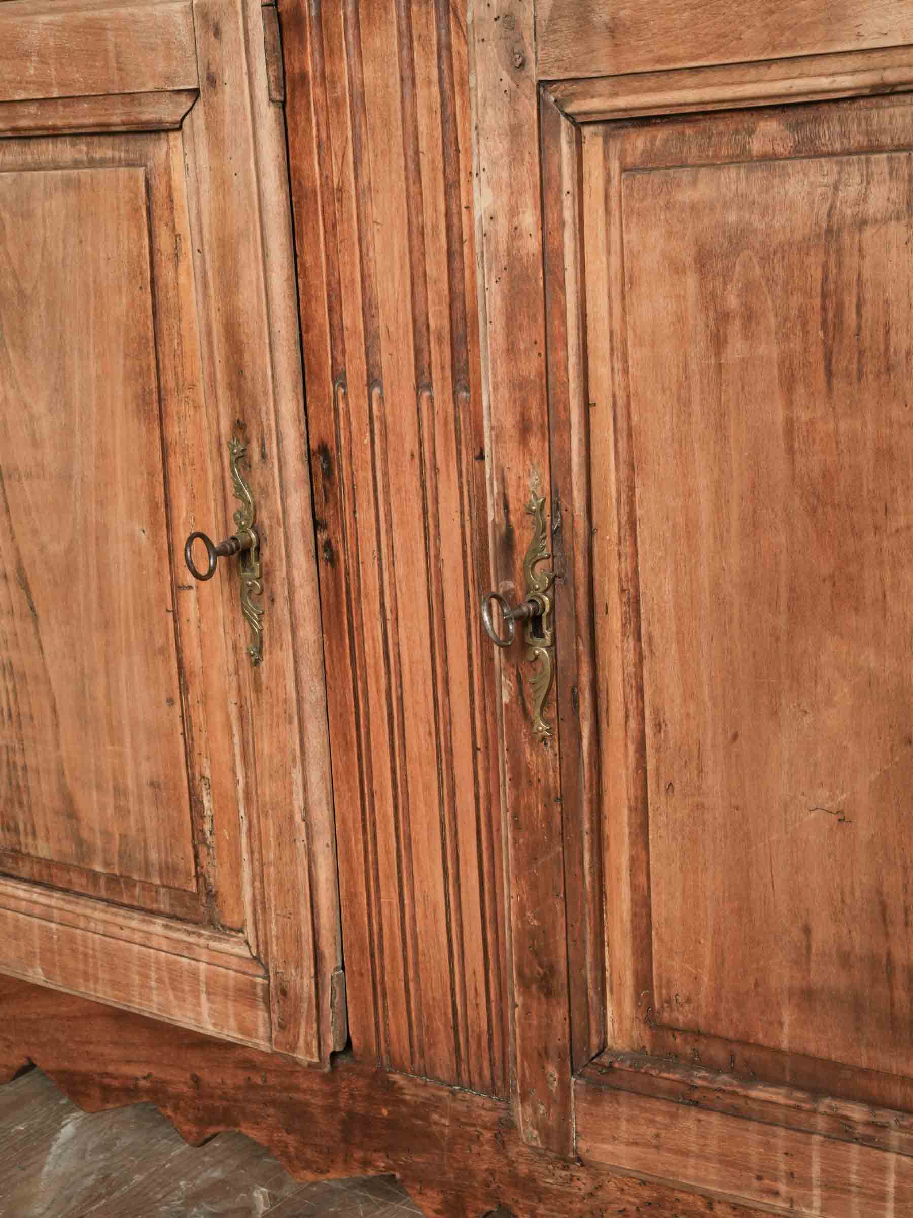 Late 19th-Century French Two-Part Glazed Display Cabinet - 89½"