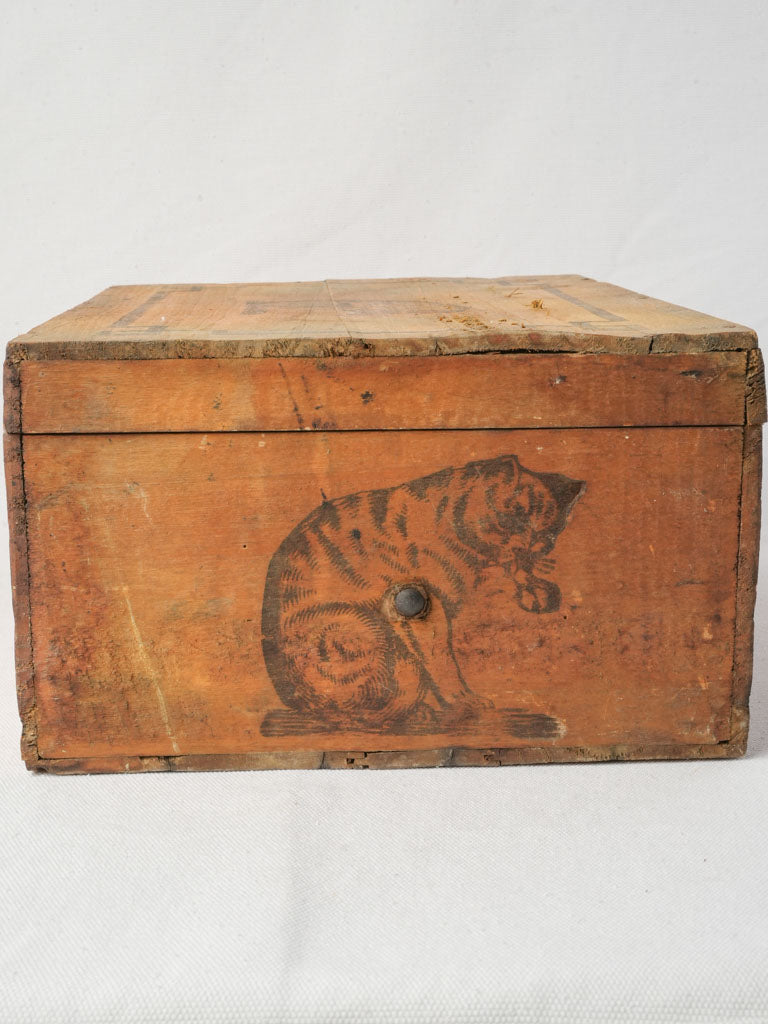 Graphic charm patina storage box  