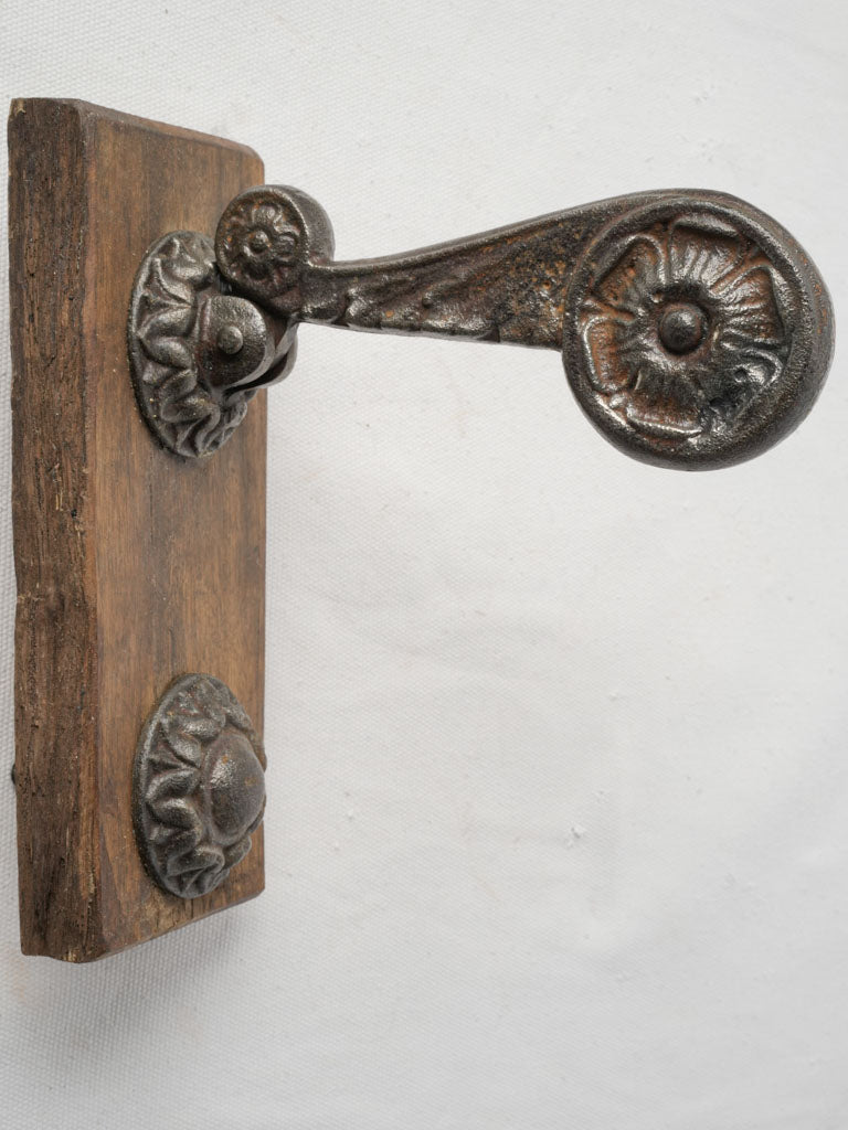 Robust historic cast iron knocker  