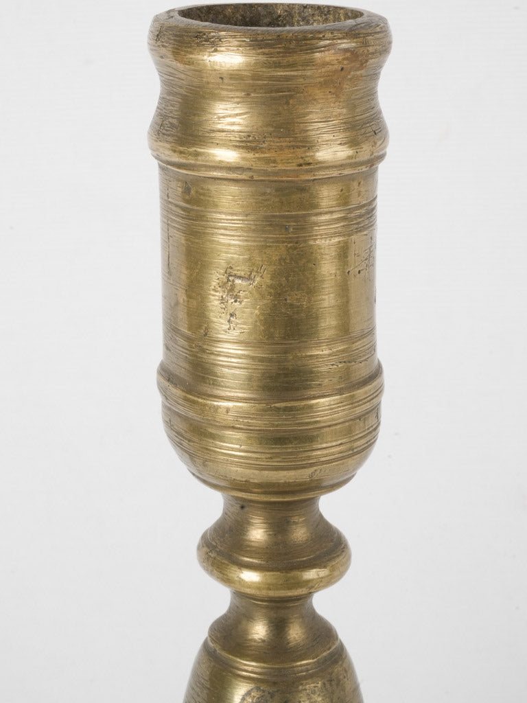 Ornate early-nineteenth-century bronze candlestick