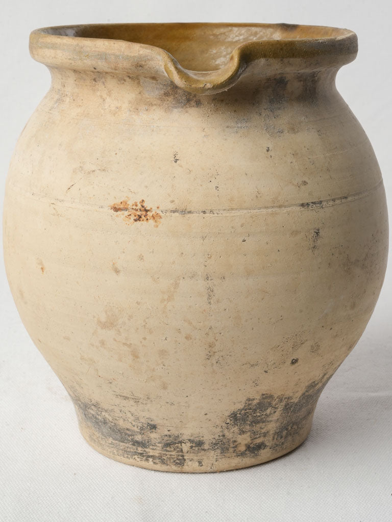 Unfinished traditional French pot