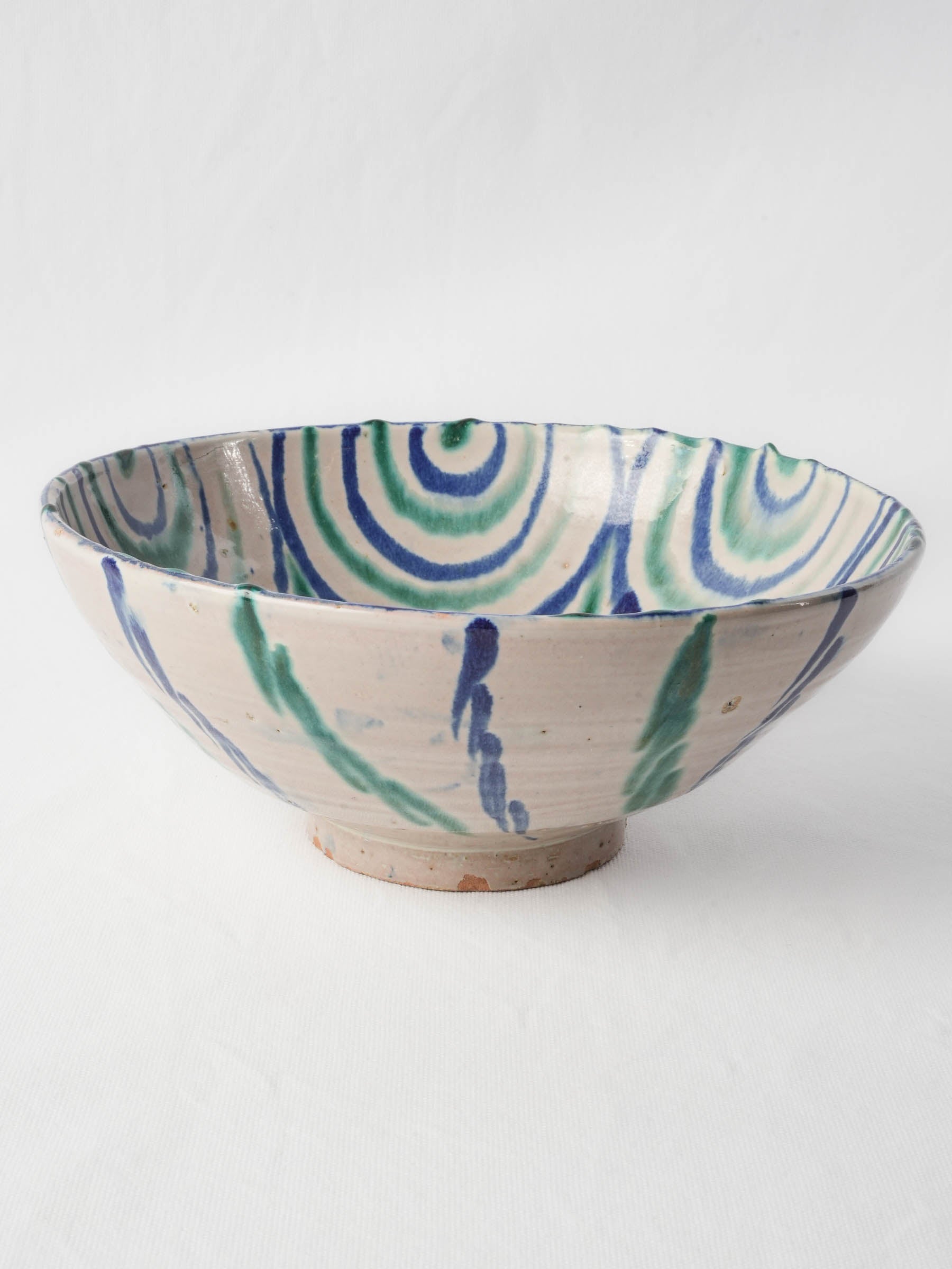 Vintage rustic Lebrillo bowl
