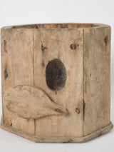 Nineteenth-century folk art beehive cachepot