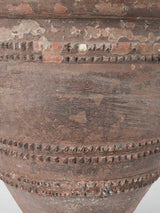 Uniquely colored rustic Spanish terra cotta pot