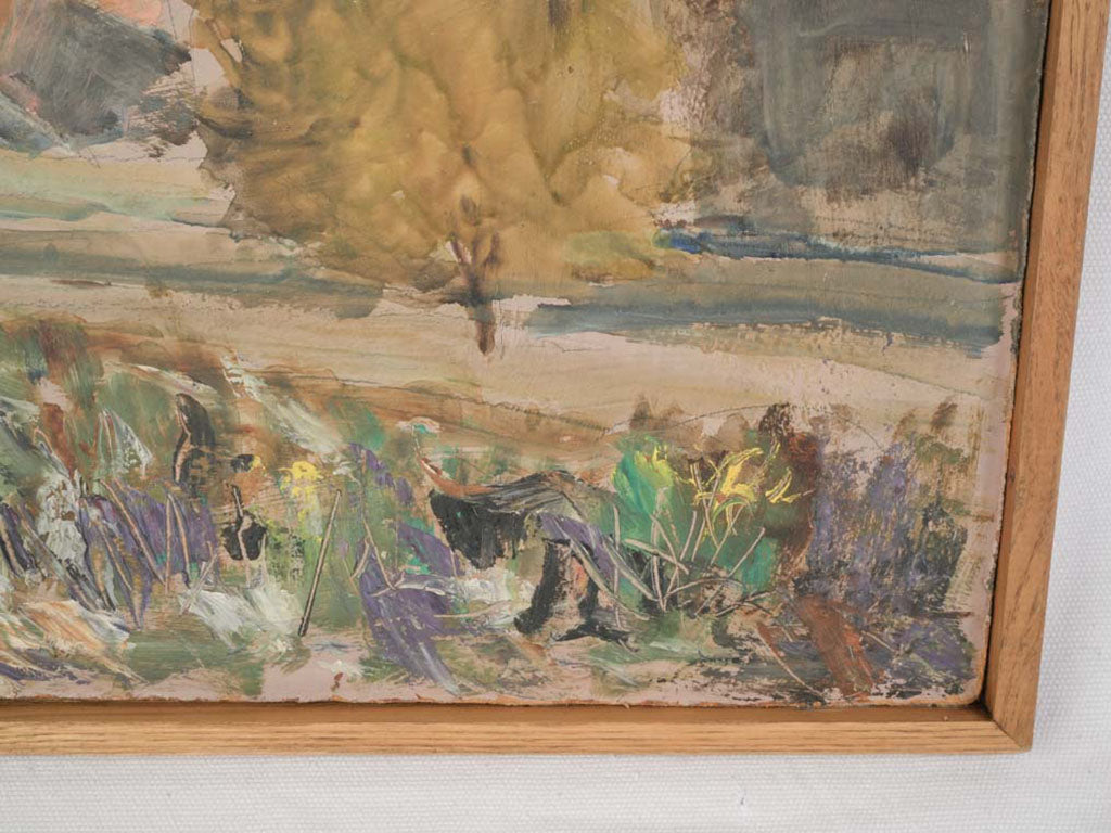 Atmospheric historic Provençal landscape art  