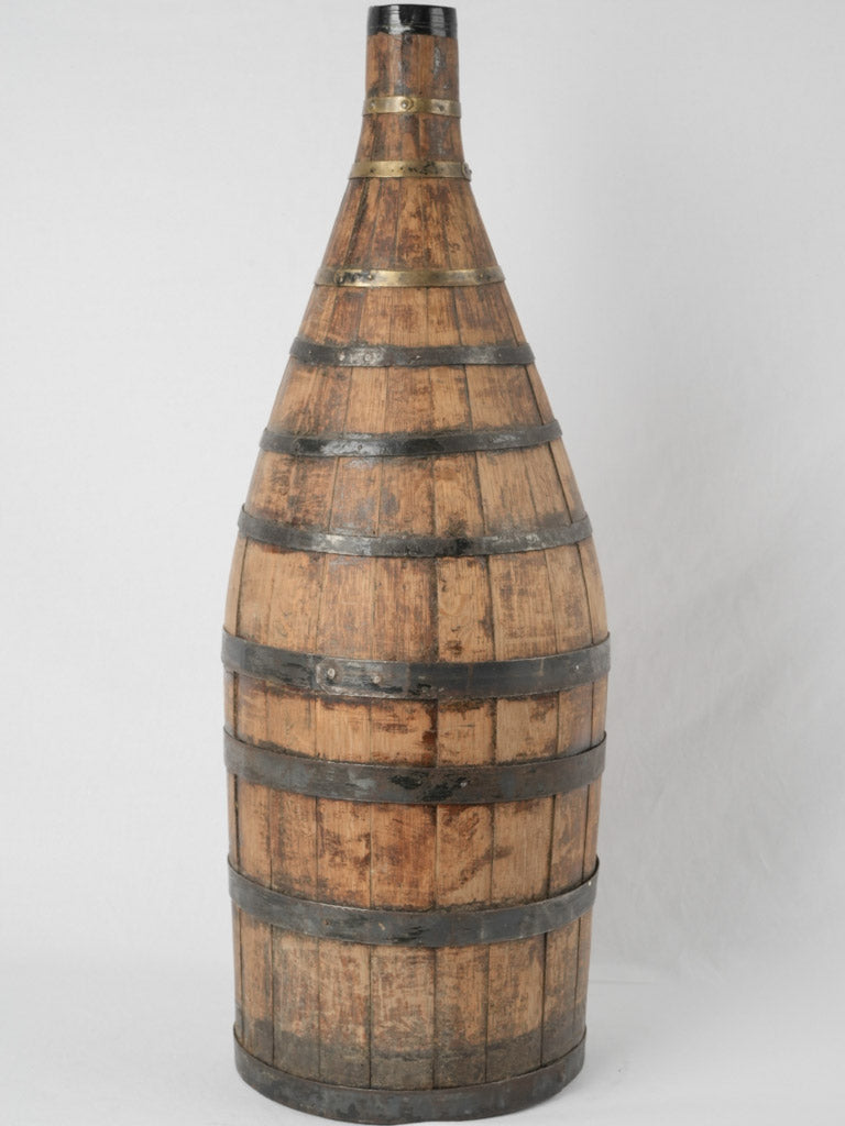 Old-world French wine cask