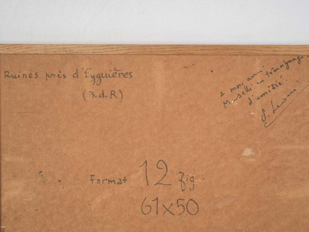 Classic rustic Provençal painting panel  