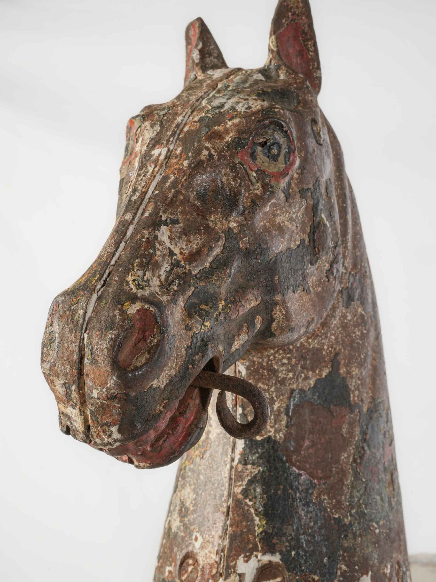 Striking Late 19th Century French Carousel Horse - 40¼