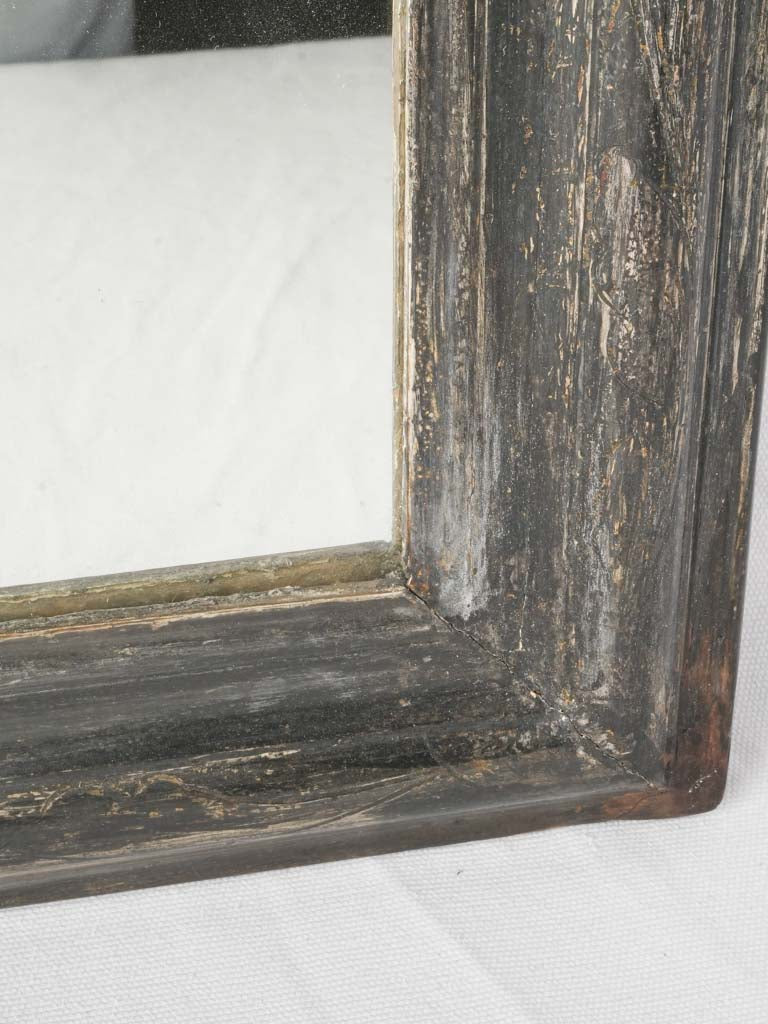 Engraved foliate edging mirror  