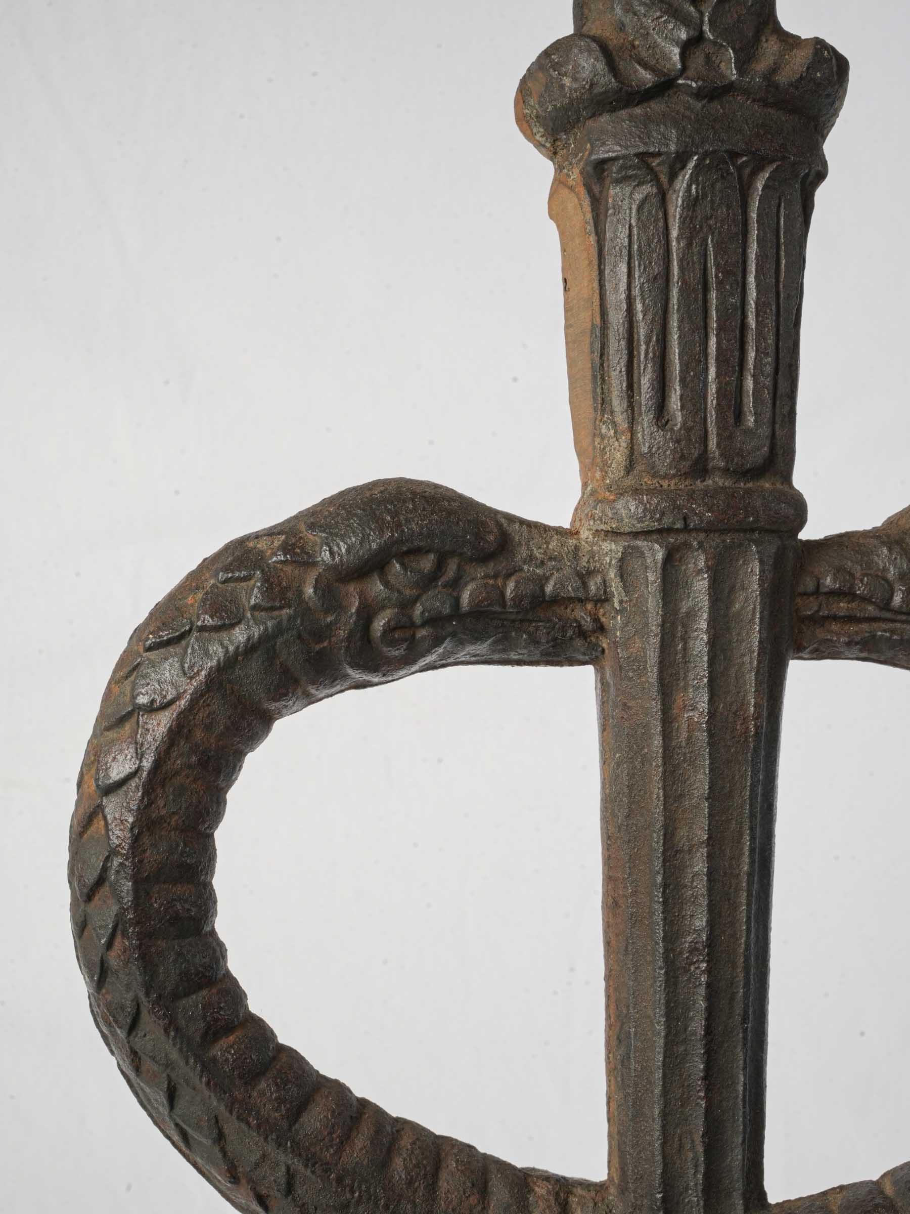 Historical marble-mounted sign element