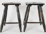 French provincial style wooden stools