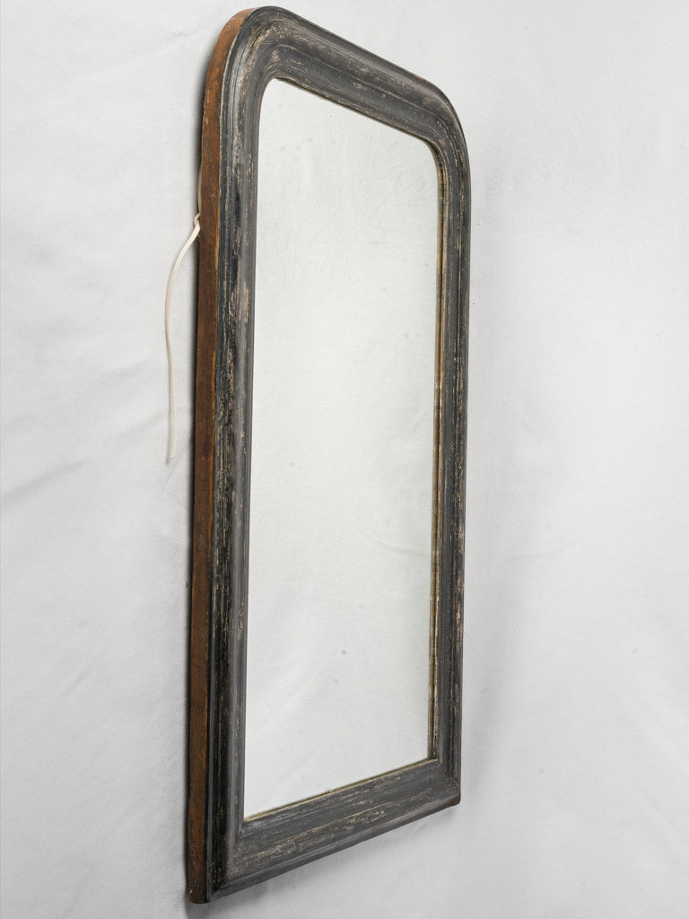 Understated black gesso wall decor  