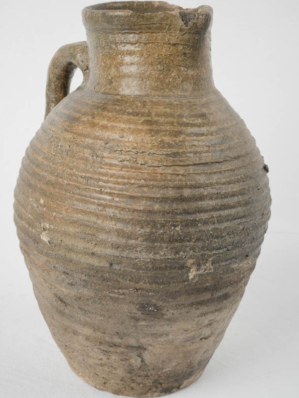 Charming 19th-century terracotta pitcher