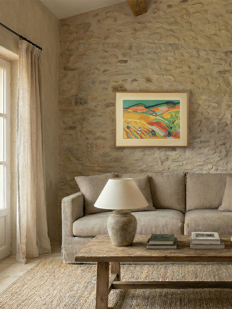 Vibrant print on wove paper by P. Ambrogiani -numbered 1 of 30 - 20¾" x 27½"