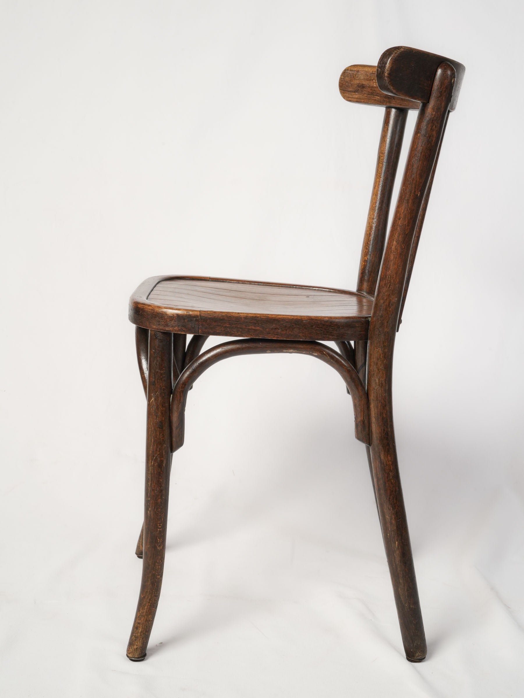 Set of Twelve French Bentwood Café Chairs, Early 20th Century