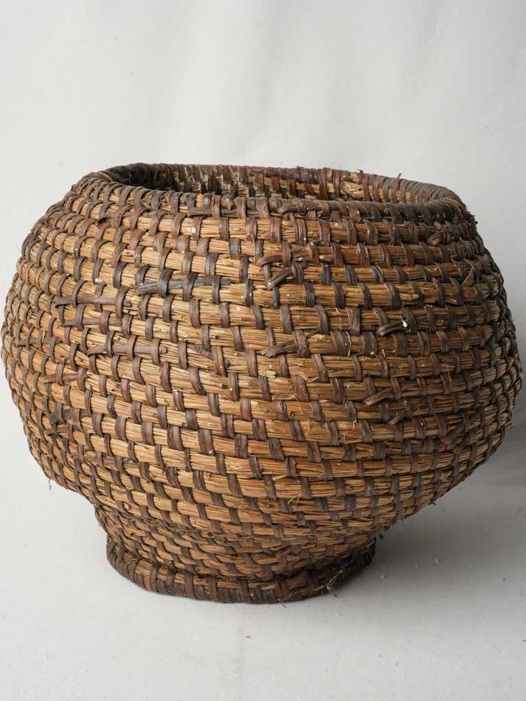 Authentic hazelwood gathering basket  