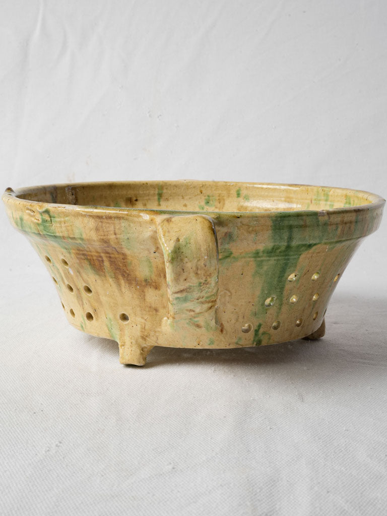Timeless French ceramic colander  