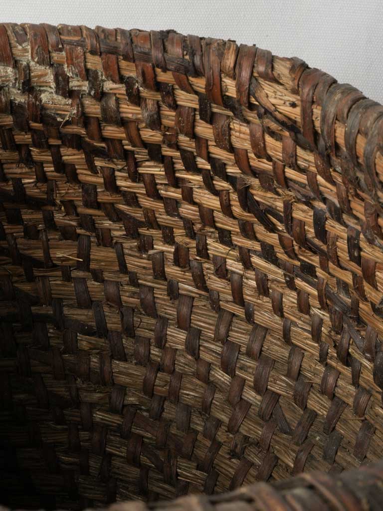 Textured coastal French basket  