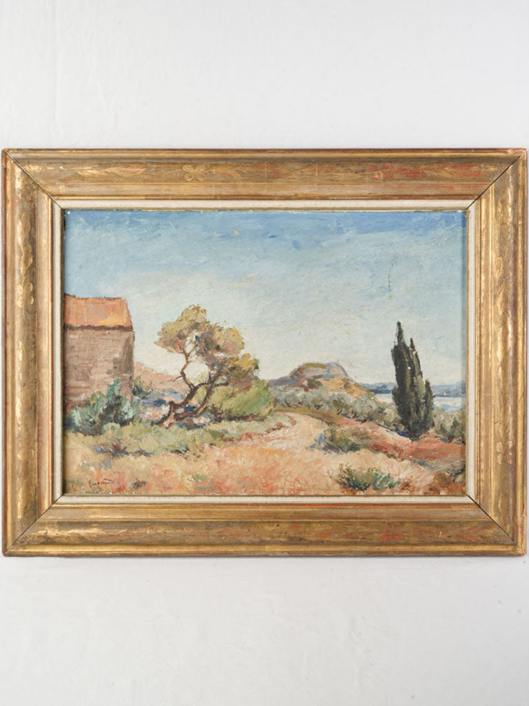 Early 20th-Century Oil on Canvas of a Provençal Landscape near the Étang de Berre - 25½" x 32¾"