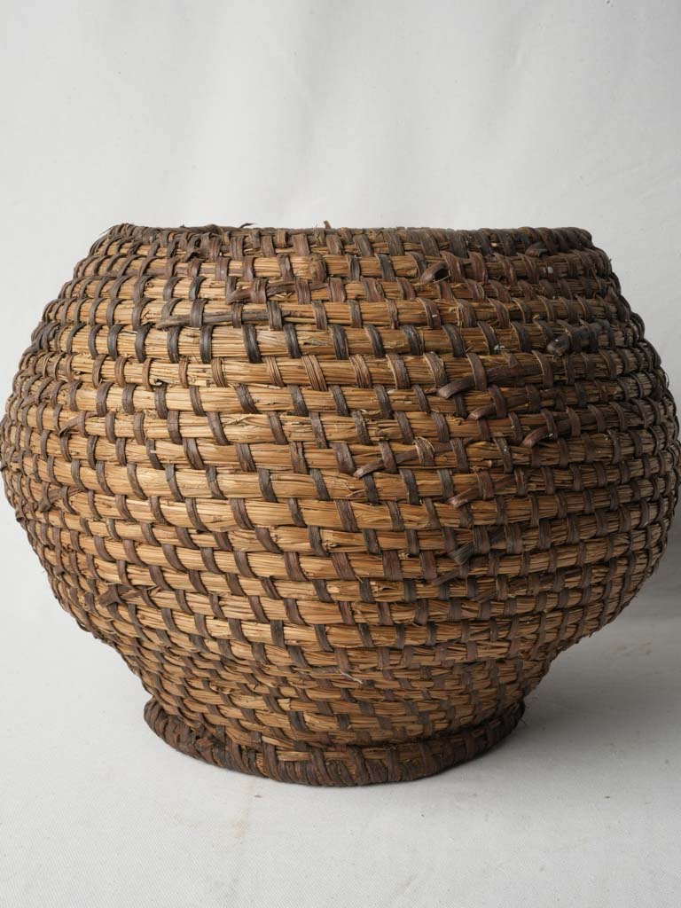 Mid-century basketry bourgne  