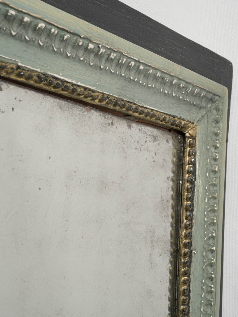 Sculptural aged elegance mirror