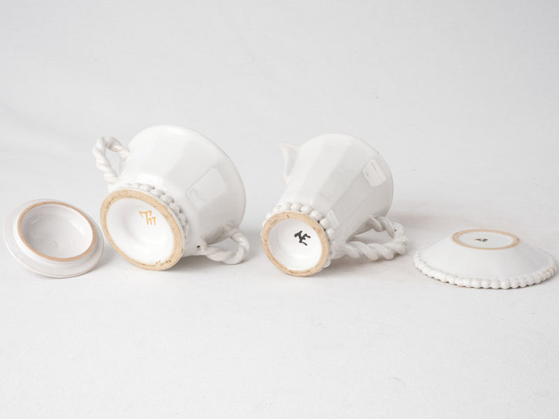 Emile Tessier coffee service w/ pearl detail