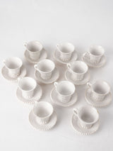 Emile Tessier coffee service w/ pearl detail