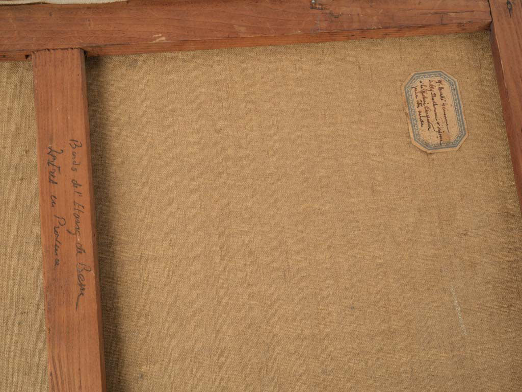 Early 20th-Century Oil on Canvas of a Provençal Landscape near the Étang de Berre - 25½" x 32¾"