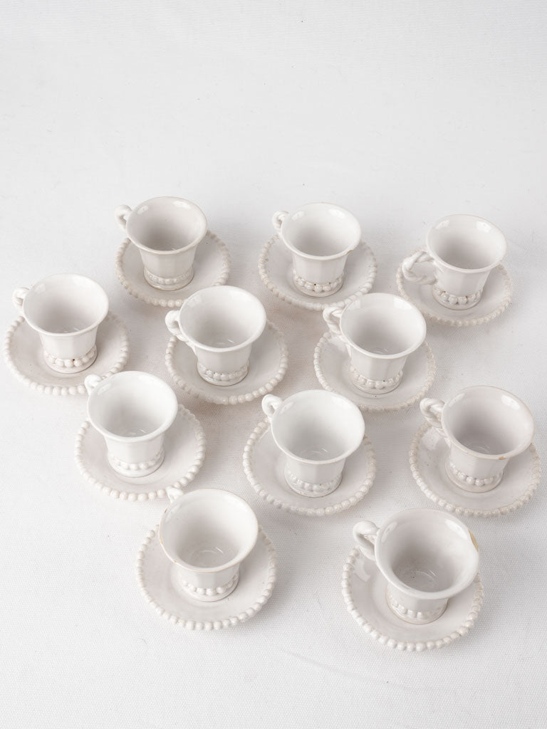 Emile Tessier coffee service w/ pearl detail