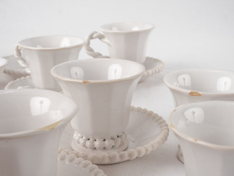 Emile Tessier coffee service w/ pearl detail