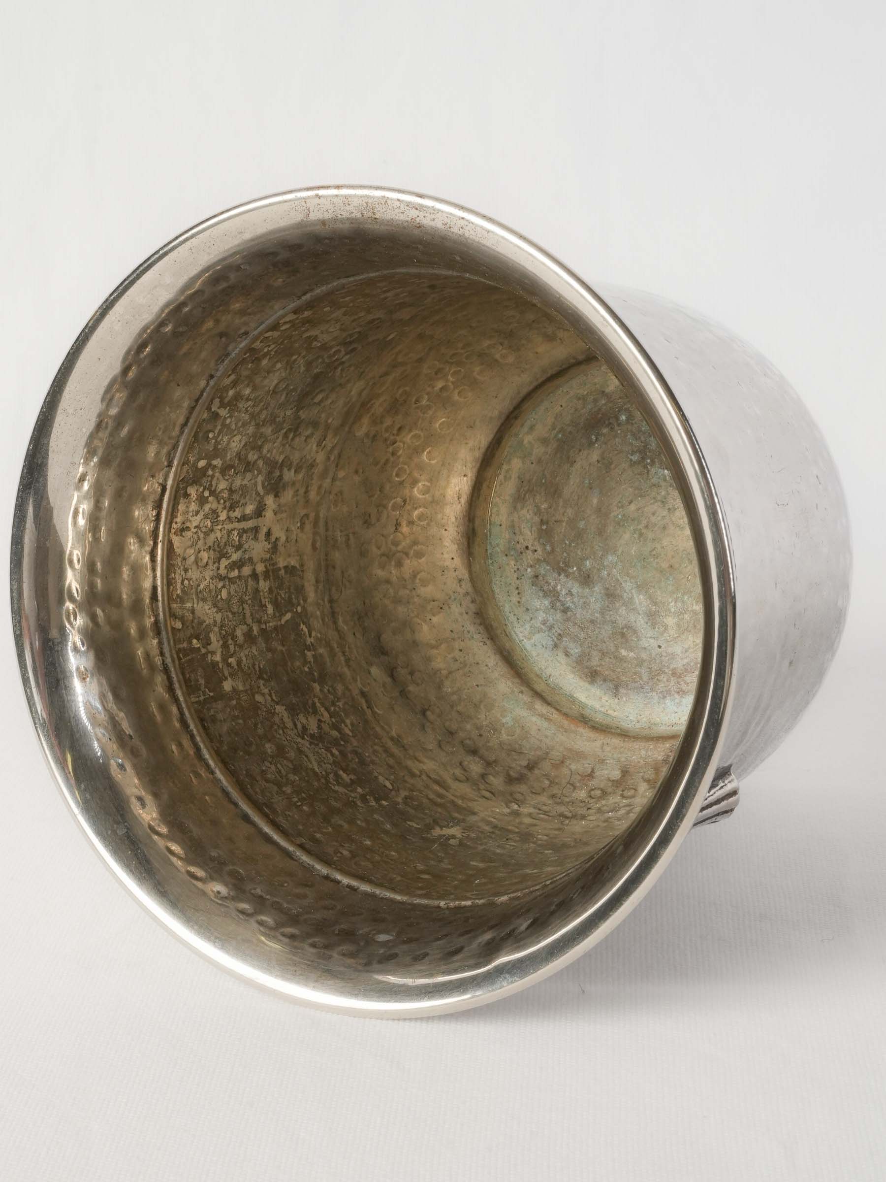 Collectible retro stainless utensil holder