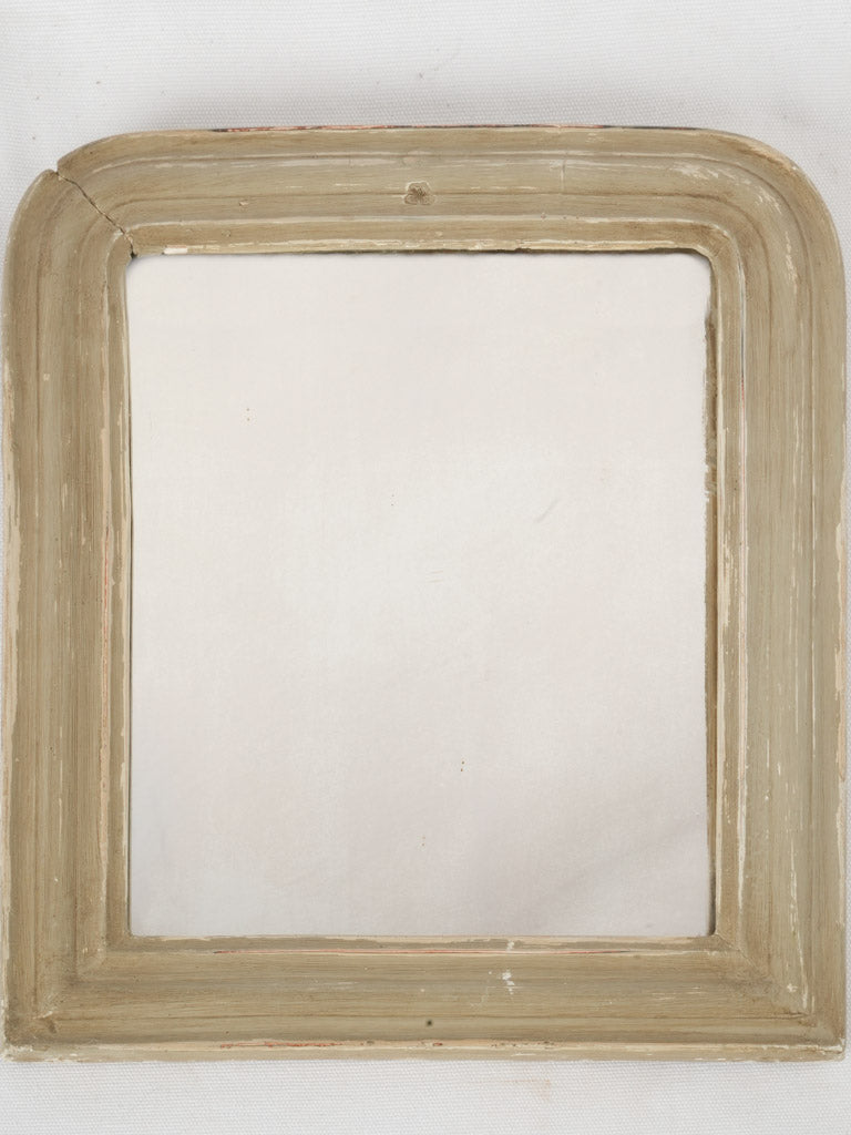 Antique mercury-glass French Louis mirror