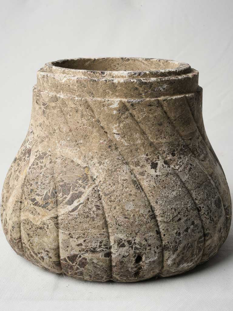 Umber Marble Architectural Accent Piece