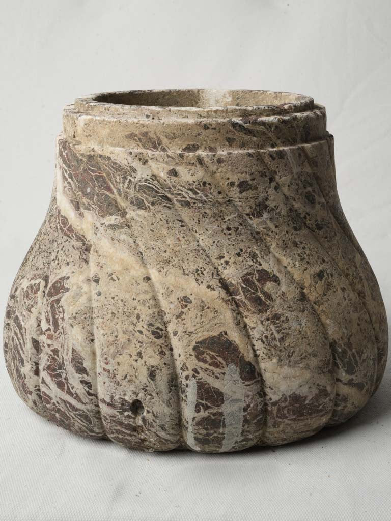 Cream Marble Decorative Cachepot Planter